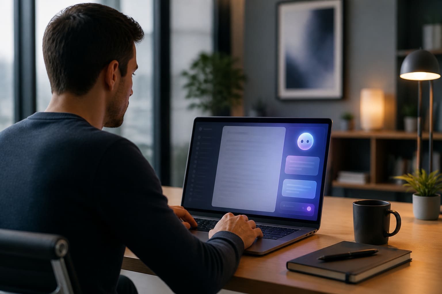 Copilot panel open beside a Word document on Windows desktop