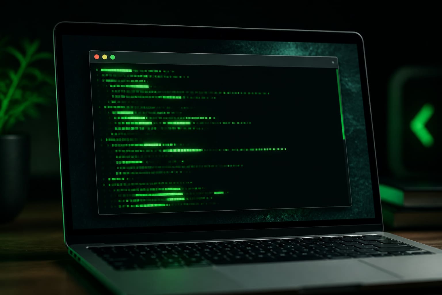 Terminal showing Ollama pulling a quantised model